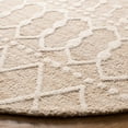 thumbnail image 4 of SAFAVIEH Blossom Aspen Geometric Wool Area Rug, Beige/Ivory, 4' x 4' Round, 4 of 8