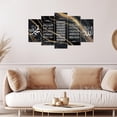 thumbnail image 3 of ZHONGYUTONG Islamic Wall Art 5 Pieces Arabic Calligraphy Poster Ayatul Kursi Canvas Pictures Prints Islamic Art Eid Decor Framed Muslims Islamic Gifts (10x16inx2pcs 10x20inx2pcs 10x24inx1pcs), 3 of 4