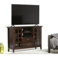 thumbnail image 7 of Acadian SOLID WOOD 53 inch Wide Transitional TV Media Stand in Brunette Brown For TVs up to 60 inches, 7 of 7
