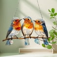 thumbnail image 1 of RKSTN Pendentif Acrylique Trois Oiseaux 2D Pendentif Acrylique Plat, 1 of 6