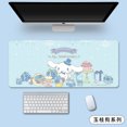 thumbnail image 1 of Alfombrilla de ratón con forma de perro Yugui, súper grande, linda personalidad, para chica, Sanrio, animación, oficina, teclado de computadora, distribución, 1 of 5