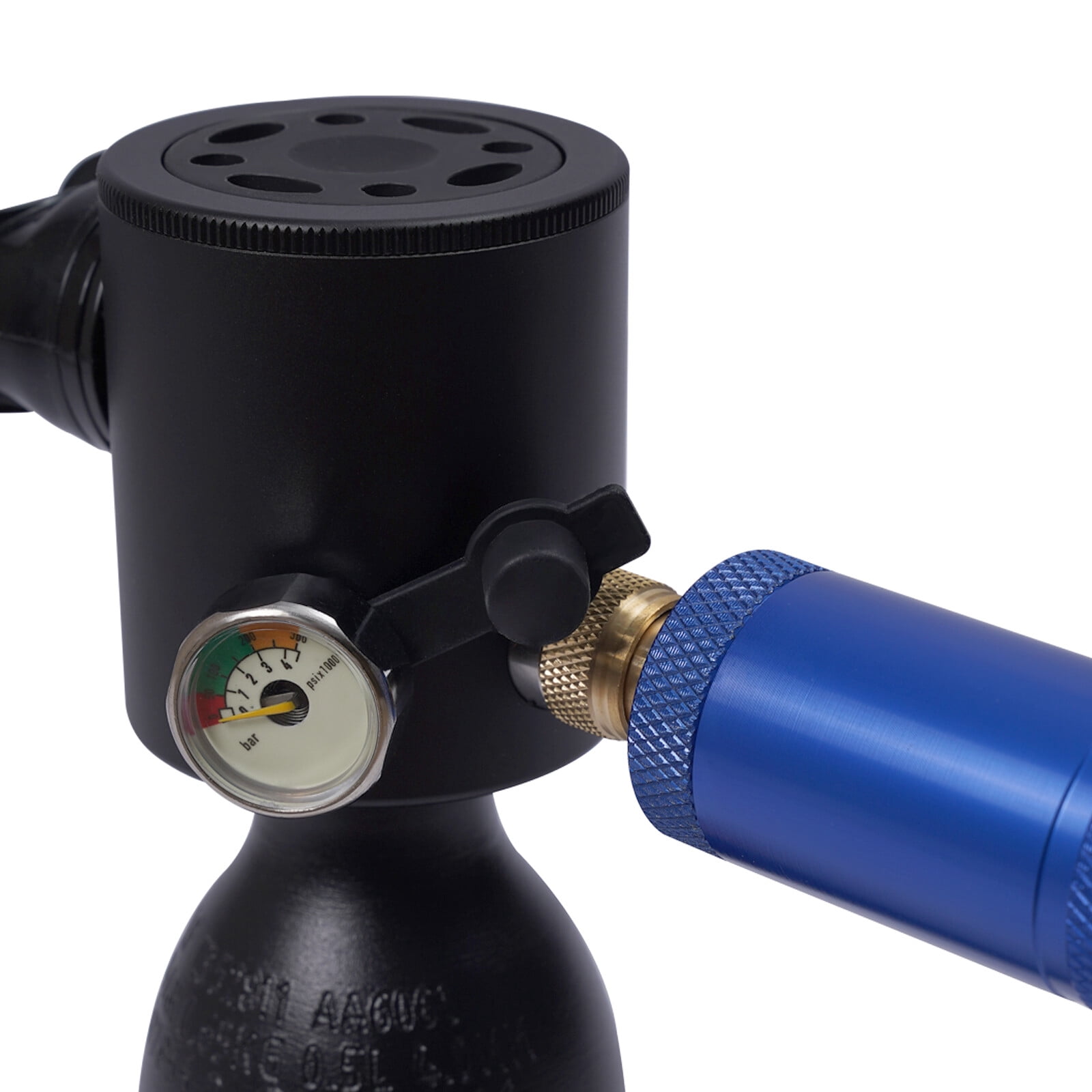 PEAKORA0.5L Portable Oxygen Tank with 4500psi Pump for Mini Scuba Diving