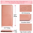 thumbnail image 5 of EastVita Long Car Card Bag Vehicle Card Document Glove Box Organizer for Insurance Card Driver License Paperwork Auto Truck Compartment, 5 of 8