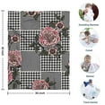 thumbnail image 4 of Pioneer Flower Floral Print Pattern Blanket,Comfortable Soft Flannel Throw Blanket,All Season,Warm Lightweight Blankets for Sofa Bed Couch Living Room Chair,30"x40", 4 of 4