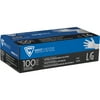 Industrial Grade Nitrile Disposable Gloves, Powder-Free, Blue, L, 100/Box, 2910/L
