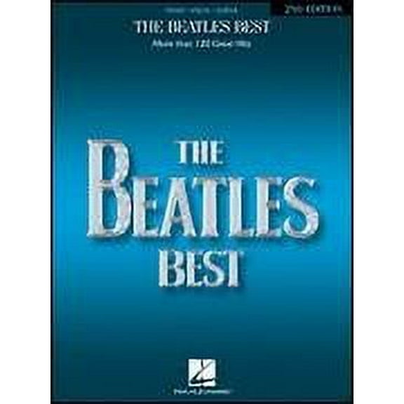 Hal Leonard The Beatles Best Piano, Vocal, Guitar Songbook