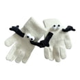 thumbnail image 2 of Guantes de invierno unisex, suaves, transpirables y cálidos, cómodos y a la moda, con forro de algodón, para la oficina., 2 of 9