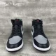thumbnail image 2 of N I-K-E A i r-Jor-dan 1 Mid Men Size 8 Shadow Red Black Particle Grey 554724-096, 2 of 6