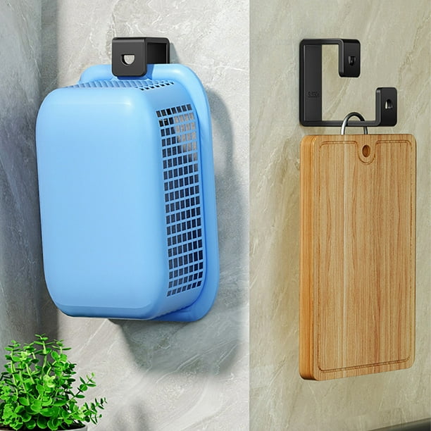 Gancho para lavabo de acero inoxidable | Organizador de baño sin taladro | Estante de pared | Resistente | Almacenamiento colgante para cocina y baño | Paquete de 1