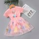thumbnail image 1 of Disney Girl Frozen Anna Elsa Kids Princess Lentejuelas Vestidos Niño Cosplay Lentejuelas Ropa Adolescente Vestido de cumpleaños Fiesta Vestidos4Y Tag-120 Gao Jinjia LED, 1 of 2