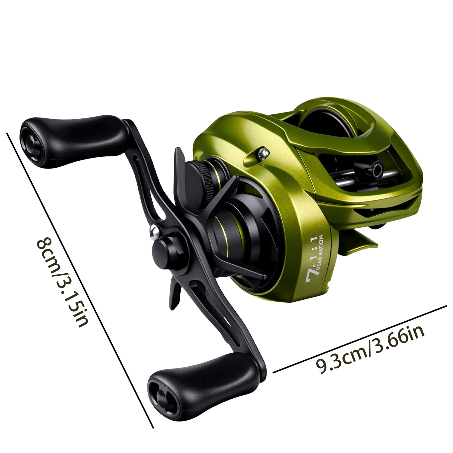 Ghosthorn Fishing Reel - Ambidextrous Design - Smooth Cast & Durable Build