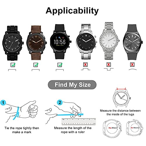 Fossil watch straps 24mm best sale