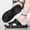 black, variant on Men Convertible Buckle Hollow Sport Sandals Massage Bubble Insole Thick Platform Outdoor Slippers