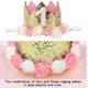 thumbnail image 3 of Sombreros de fiesta de primer cumpleaños Shuxiu Wang corona de princesa para niños con moneda flash y decoración rosa, 3 of 5