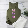 thumbnail image 5 of Fznquz Crew Neck Women's Tanks & Camis Racerback Sleeveless Athletic Casual Fashion Junior Tank Tops Clearance Under 10, 5 of 6