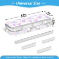 thumbnail image 3 of Plastic Pencil Box Large Capacity Pencil Boxes Clear Boxes with Snap-Tight Lid Stylish Office Supplies Storage Organizer Box Unicorn Silhouette Pattern, 3 of 7