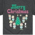thumbnail image 3 of Peanuts - Snoopy and Friends Caroling Merry Christmas -Toddler and Youth Short Sleeve Graphic T-Shirts, 3 of 6