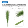 thumbnail image 4 of 3Pcs Faux Pampas Grass 45cm/17.7" Small Fake Pampas Grass for Home Wedding Vase Decoration Green, 4 of 6
