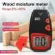 thumbnail image 2 of Medidor digital de humedad para madera, papel medidor de contenido de agua del 5% al 40% para madera, bambú y algodón., 2 of 5