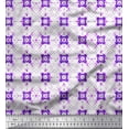thumbnail image 1 of Soimoi Moss Georgette Fabric Check Tie-Dye Printed Fabric 1 Yard 42 Inch Wide, 1 of 3