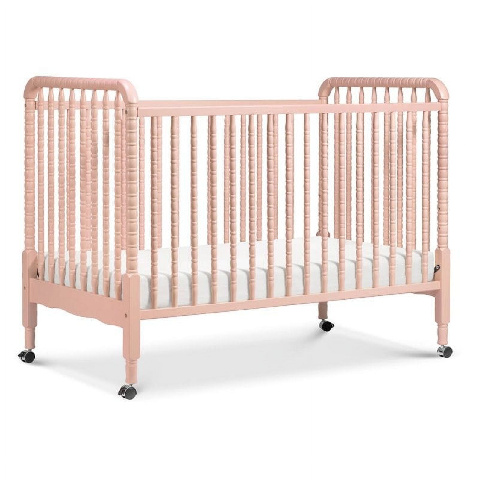DaVinci Jenny Lind 3-in-1 Convertible Crib in Pink Blush