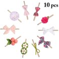 thumbnail image 3 of 10 Pcs Bandeau Bébé Mode Mignon Nœud Fleur Bandeau Bébé, 3 of 10