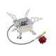 thumbnail image 2 of Estufa de gas para acampar Estufa de campamento Utensilios de cocina portátiles Mini Estufa para mochileros Quemador único para picnic, Suministros de Adaptador de tubo blanco DYNWAVEMX estufa de campamento, 2 of 8