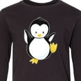 thumbnail image 4 of Inktastic Penguin Long Sleeve Youth T-Shirt, 4 of 5