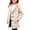 Beige, variant on Girls Single Breasted Wool Blend Coat, Notch Lapel Mid Length Trench Coat Windbreaker Jackets with Pockets for Fall Winter Daily Wear White 4-5Years