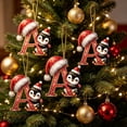 thumbnail image 5 of Penguin Letter Christmas Ornament,2D Personalized Initial Hanging Ornament for Christmas Tree,DIY Xmas Decor,Holiday Gift for Family,Friends(A), 5 of 8