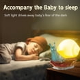 thumbnail image 4 of Fawoonu Creative Snail Night Light with 24-Color Gradient, USB Touch Control, Warm & Colorful LED, ABS+PE Material, Perfect for Kids' Room, Desk, or Bedside Decor, 4 of 6