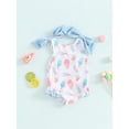 thumbnail image 3 of Nygoyerh Little Girls Sweet Summer Swimsuit Donut/Ice Cream/Floral Print Sleeveless Ruffle Romper Swimwear Toddler Kids Cute Ruffle Bathing Suit Beach Wear 18M-6T, 3 of 8