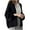 Black, variant on TINZ Popular Women's Fashion Women's Loose Sweater Jacket Solid Color Knitted Cardigan Women's Thin Lightweight Cardigan Sweaters Big Sweater Cardigan for Women Sweaters for Women plus Size 4x