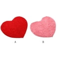 thumbnail image 3 of Ounissouiy Alfombras en forma de corazón, alfombra de baño, antideslizante, ecológica, no tóxica, de secado rápido, para el hogar, ducha, sala de estar Decoración del hogar rojo Ounissouiy HA060790-01B, 3 of 6