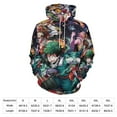 thumbnail image 3 of My Hero Academia Hoodie 3D Print Pullover Hooded Long Sleeve Sweatshirts Tops Blouse with Pocket for Mens Womens, 3 of 6
