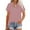 Pink womens tops dressy casual02, variant on Dianli Womens Blouses and Tops Dressy Short Sleeve V-Neck Plain Summer Cute Shirts Casual Solid Loose Lapel Quarter Zip Pullover Blouses Blue L