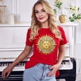 thumbnail image 2 of Sun Shirt, Shirt with Sun, Tee Shirt with Gold Sun, 2 of 18