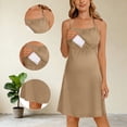 thumbnail image 4 of ShomPort Womens Summer Nursing Dress Adjustable Straps Soft Sleeveless Sleep Cami Dress for Maternity Breastfeeding, 4 of 7
