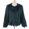 thumbnail image 1 of Women'sLongSleeveFluffyCoatShaggyWarmOuterwearWinterFallClothesForSpringFallDailyWear, 1 of 5