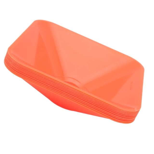 Training Cones, Square Disc Cone Set Stackable UV Proof For Basketball Blue,Green,Black,Yellow,Orange