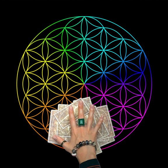 Pendulum Dowsing Divination Table Cloth Astrology Board Game Cards Oracles Pad