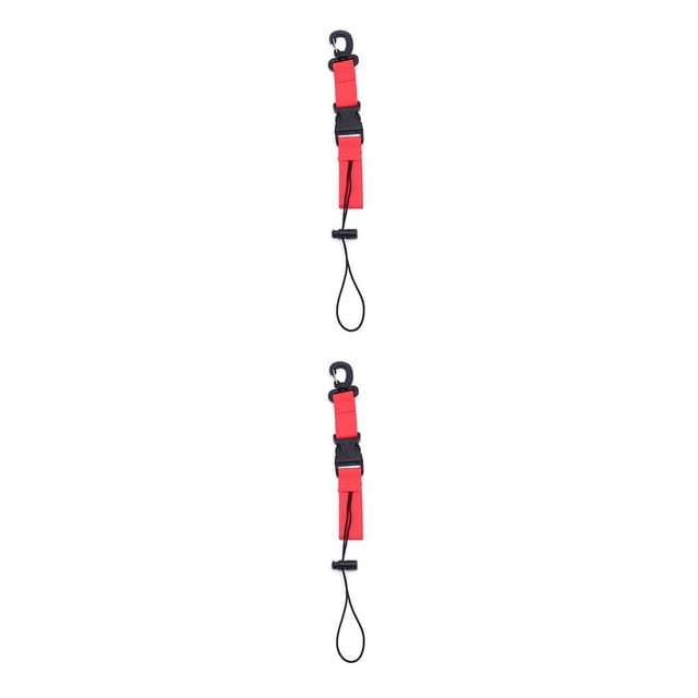 Greeniant Cordón de buceo de liberación rápida, soporte para antorcha de cámara, correa ajustable resistente al desgaste, correa de esnórquel con Rojo 2piezas Greeniant CBP381192
