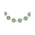 thumbnail image 2 of CTM Circle Stone Beaded Concho Gold Chain Belt Adjustable (Women), 2 of 3