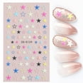 on Short Nails Semi Cu Gel Nails Peach Stickers for Nails on Clear