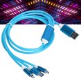thumbnail image 4 of Cable de carga que fluye 3 en 1 Cable de carga multiusb 3 en 1 cable de carga multiusb Cable de carga multiusb 3 en 1 Cable de carga que fluye LED para IOS/Tipo C/Micro puerto, 4 of 8
