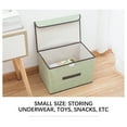2024 Cotton And Linen Cloth Covered Storage Box Clothing And Debris
