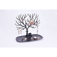 thumbnail image 5 of OUSITAID Jewelry Holder Stand Display Organizer for Earrings/Necklaces/Bracelets Decorative Deer Antler Tree Design/Black Jewelry Organizer Stand Christmas Birthday Gift, 5 of 5