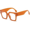 thumbnail image 1 of Fashion Oversized Blue Light Blocking Glasses for Women Men Trendy Big Square Frame Computer Eyeglasses, 1 of 7