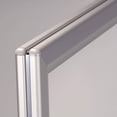 thumbnail image 3 of M&T Displays WindPro Weather and Wind Resistant Aluminum Outdoor Silver Pavement Curb Sidewalk Sign Holder for 30x40 inch, 3 of 7
