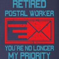 thumbnail image 3 of CafePress - Retired Postal Worker Graphic: Long Sleeve T Shirt - Long Sleeve Dark T-Shirt, 3 of 4